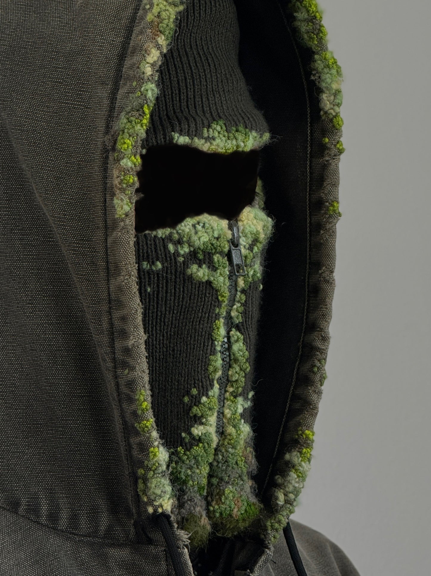 "   Embroidered Dot Balaclava