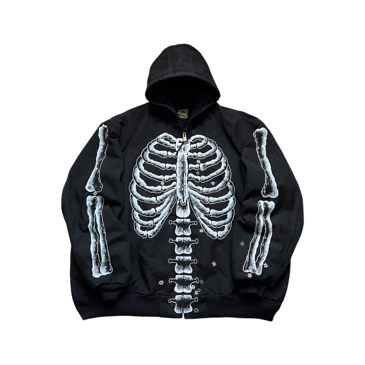 ""SKELETON Black Hoodie
