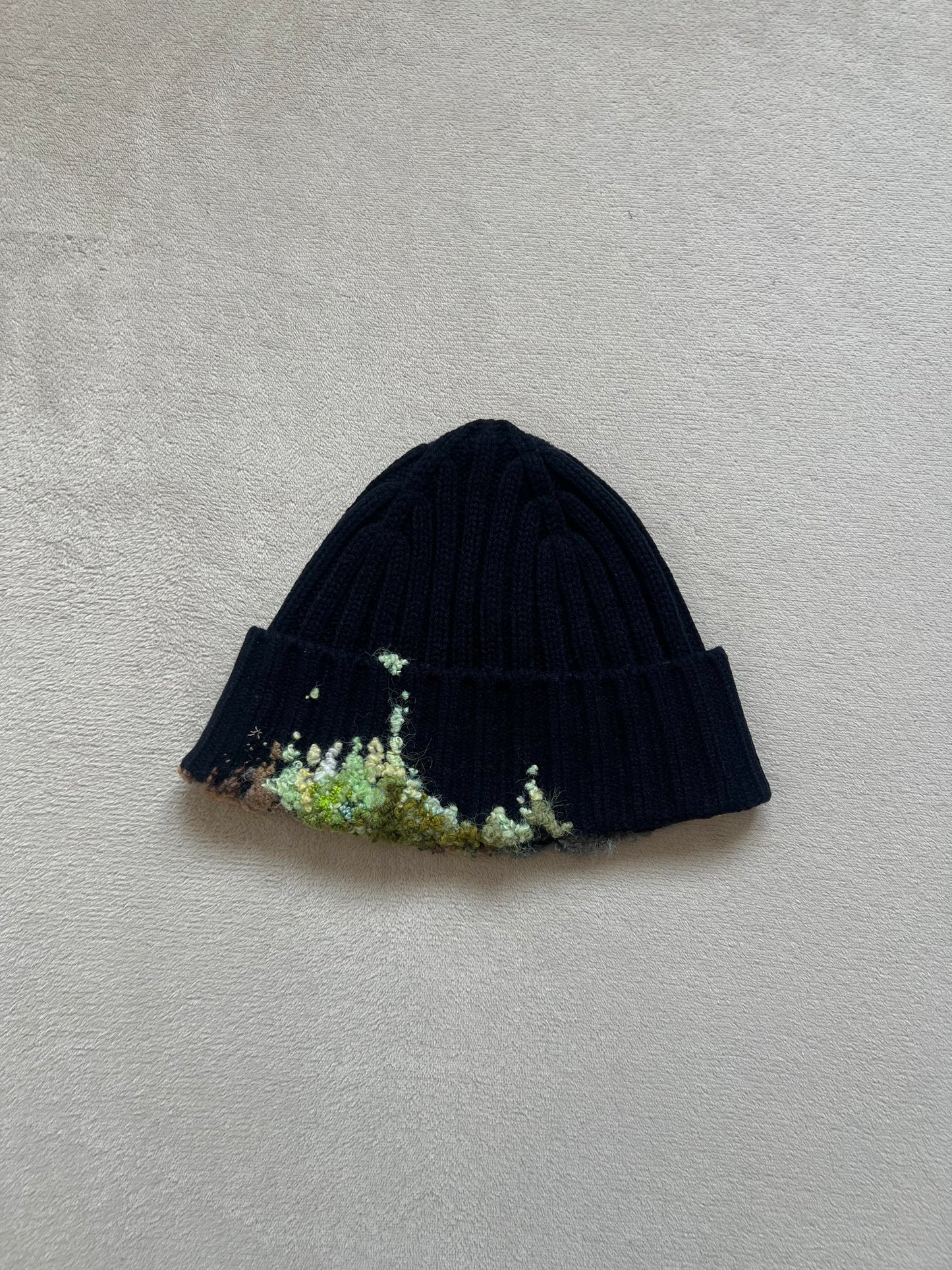 "  Embroidered Dot Beanie