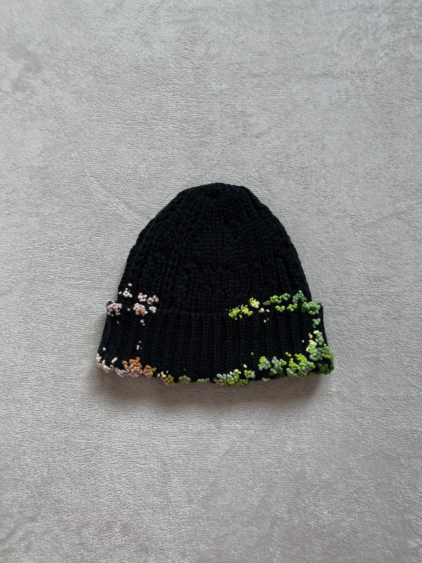 "  Embroidered Dot Beanie