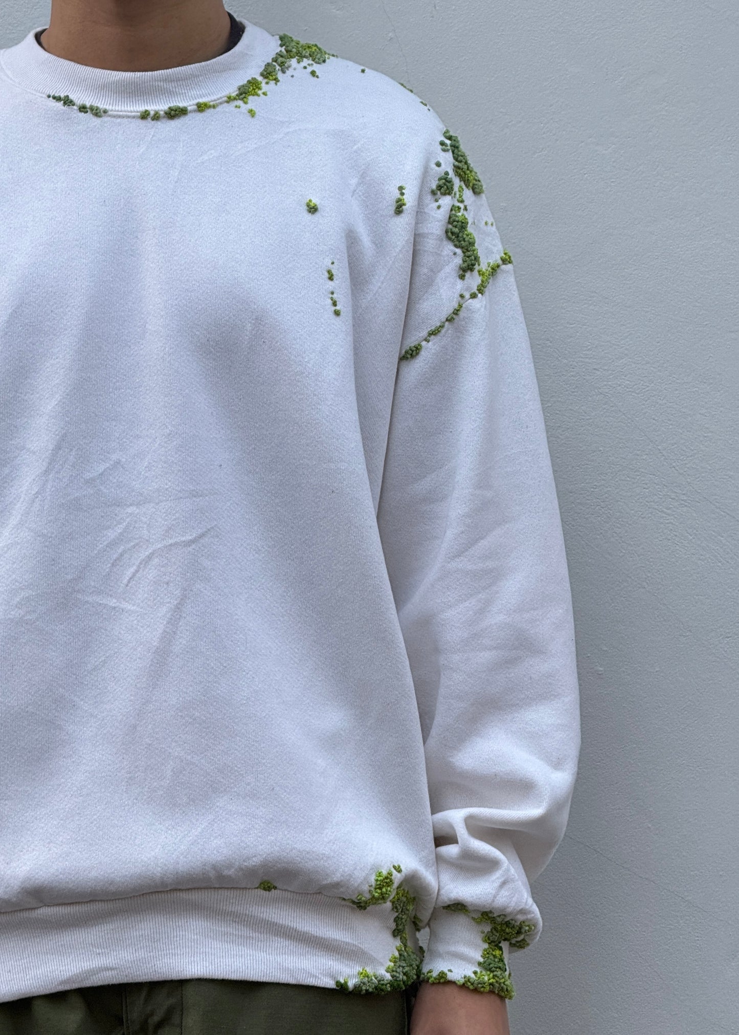 "   Embroidered Dot Sweater