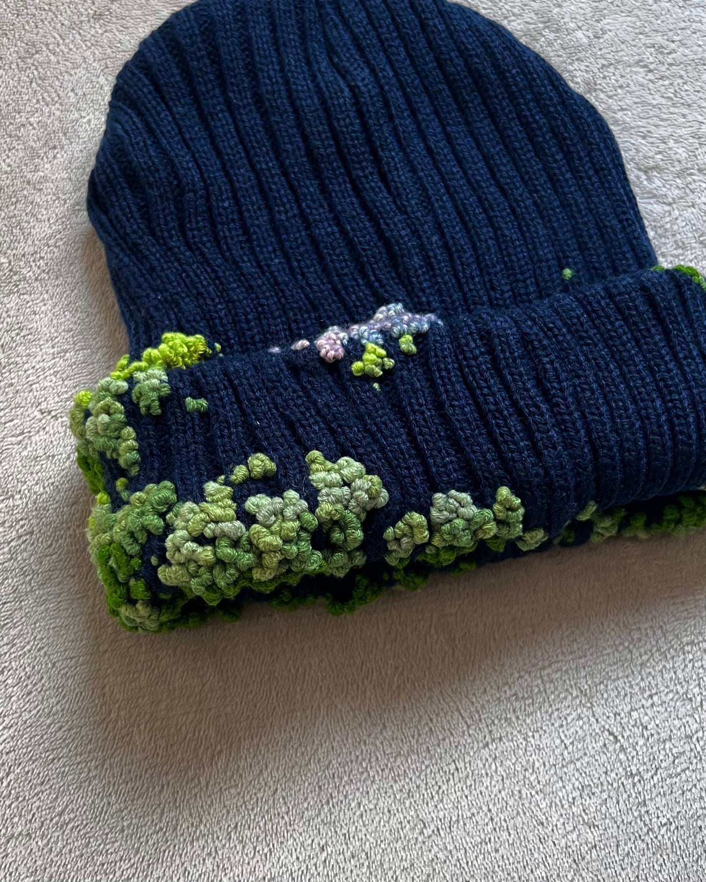 "  Embroidered Dot Beanie