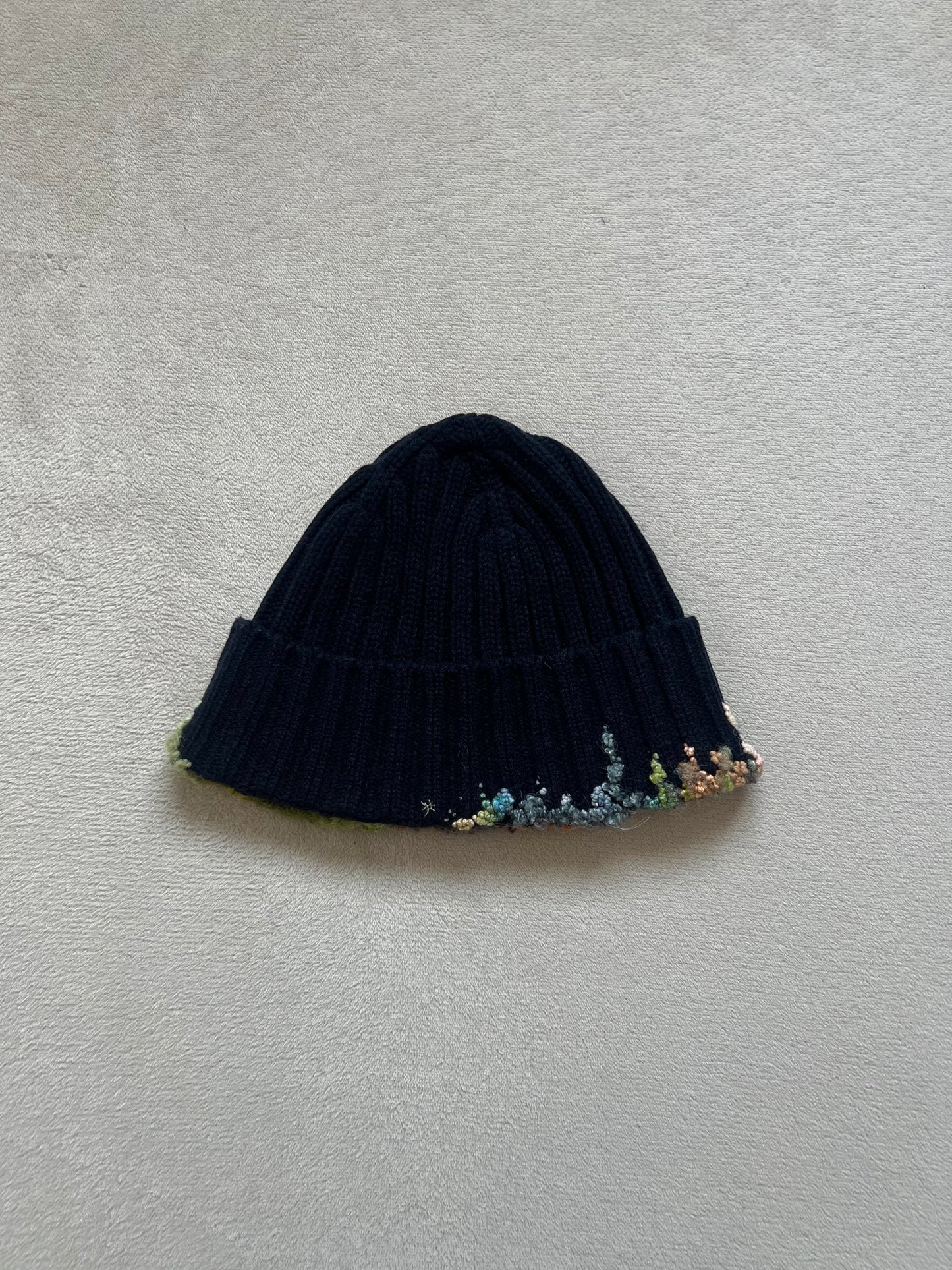 "  Embroidered Dot Beanie
