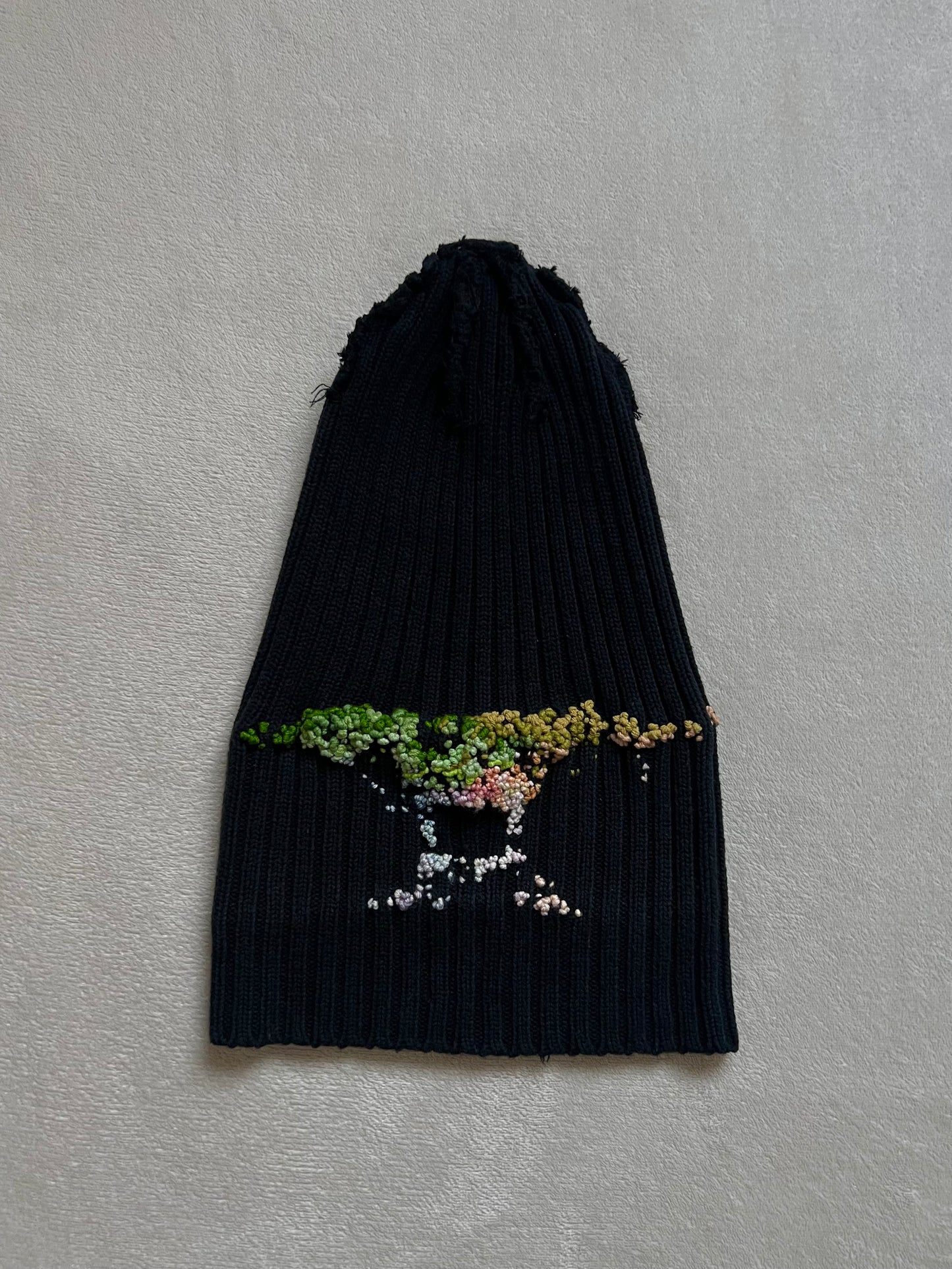 "  Embroidered Dot Beanie