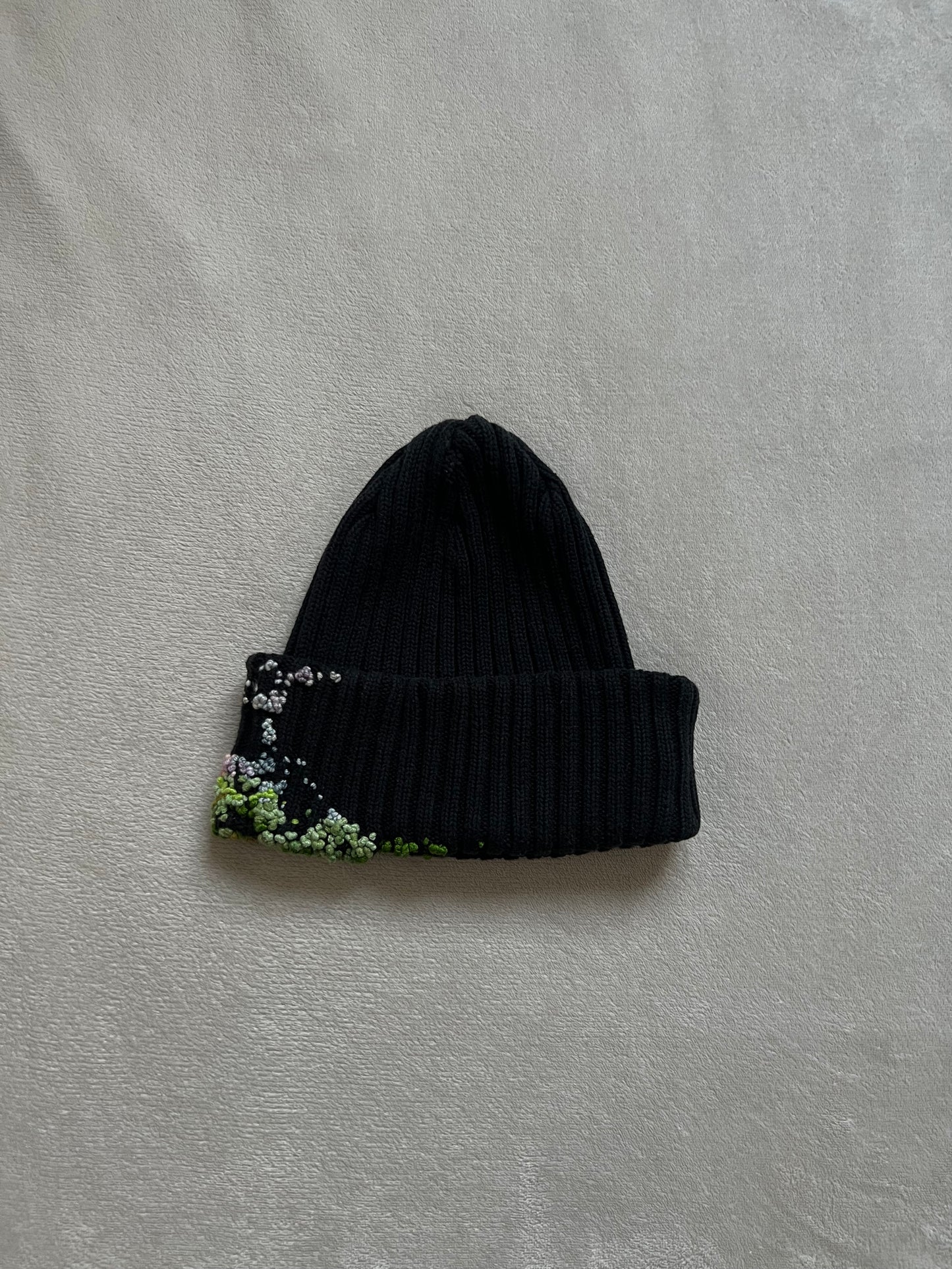 "  Embroidered Dot Beanie
