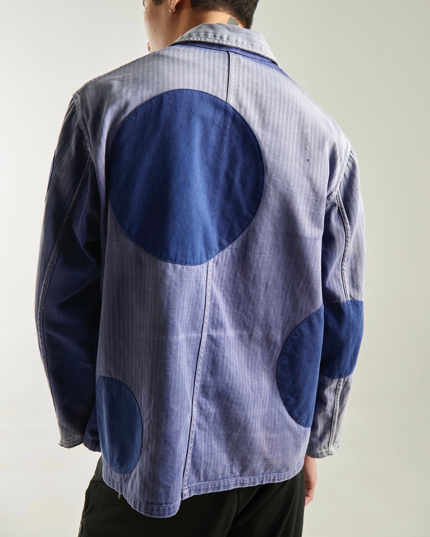 Z SSN2 Herringbone French Work Jacket (Dark Blue)