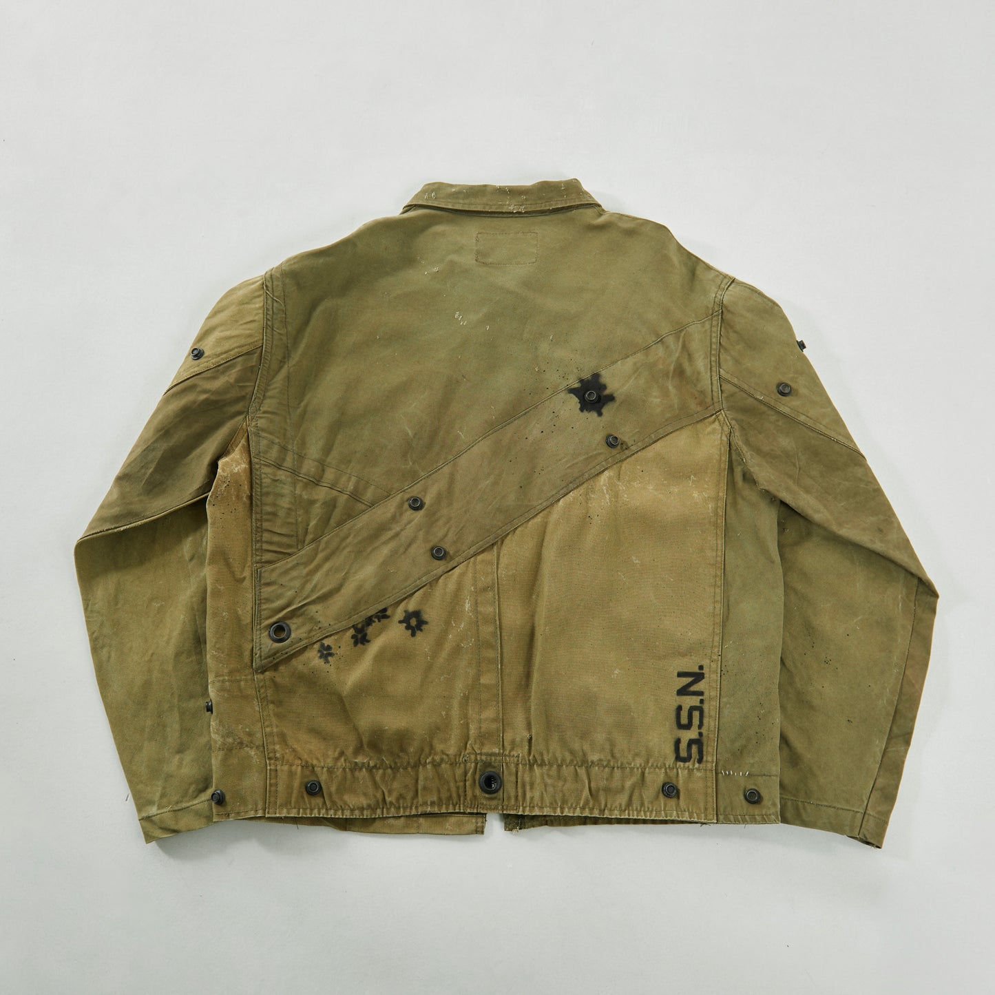 Z SSN2 Green Brown Military Canvas Jacket (Lightweight)