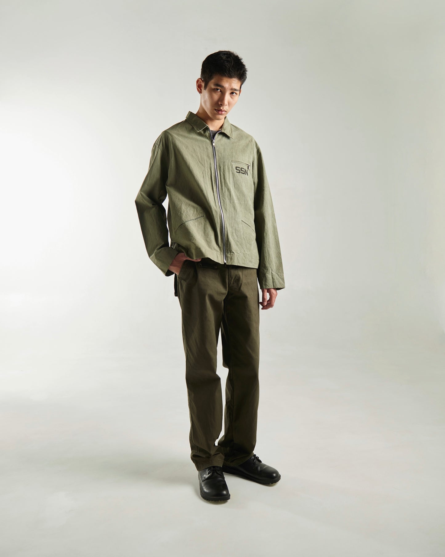 Z SSN1 Faded Green Military Jacket