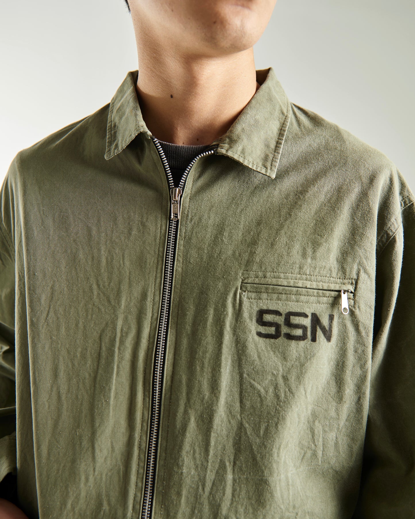 Z SSN1 Faded Green Military Jacket