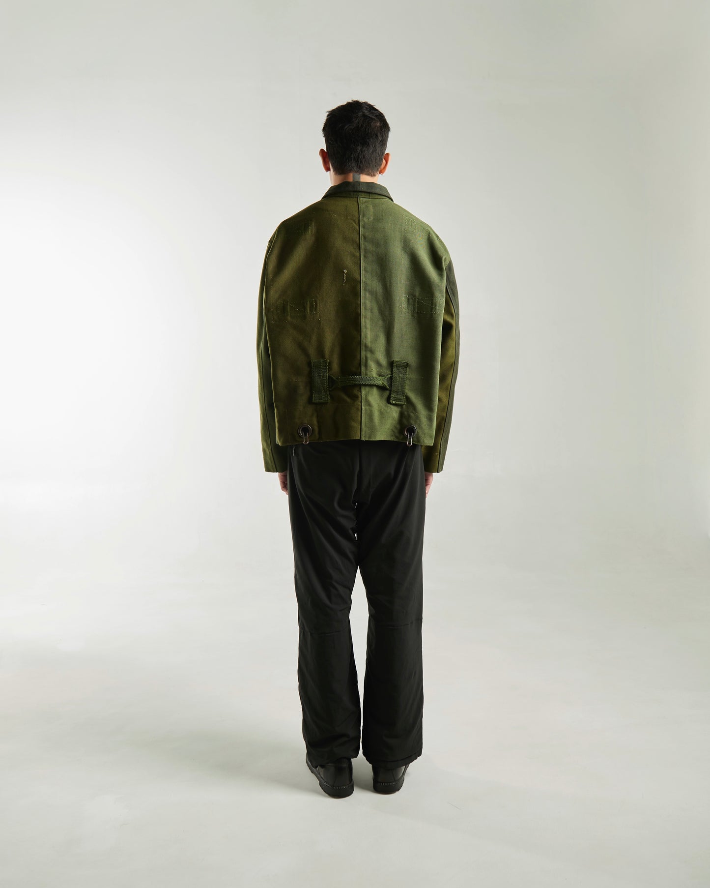 Z SSN Patchwork Military Canvas Jacket (Green)