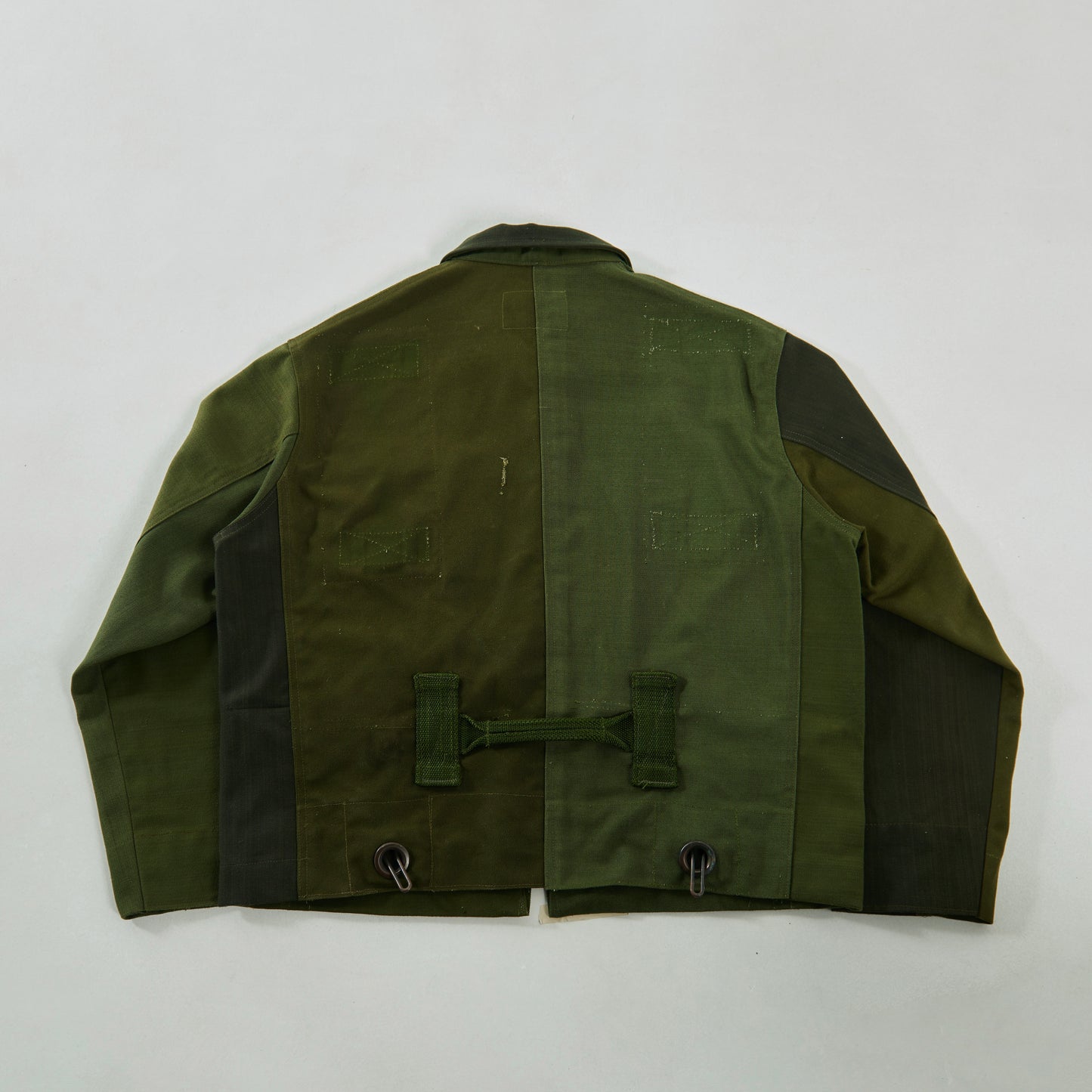 Z SSN Patchwork Military Canvas Jacket (Green)